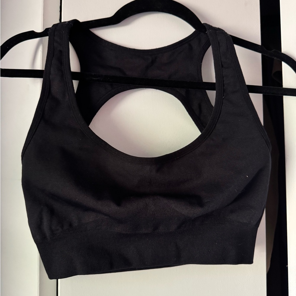 NVGTN Black Sports Bra